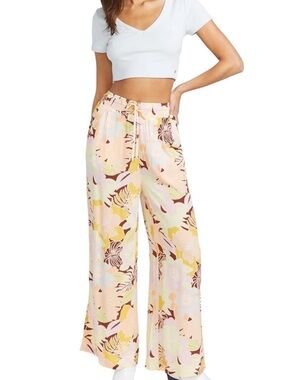Volcom Oh Lei Wide Leg Linen Pants